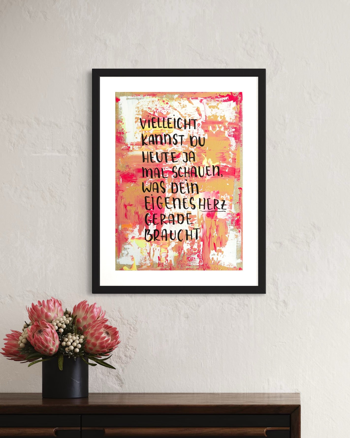 *Eigenes Herz* Kunst Print