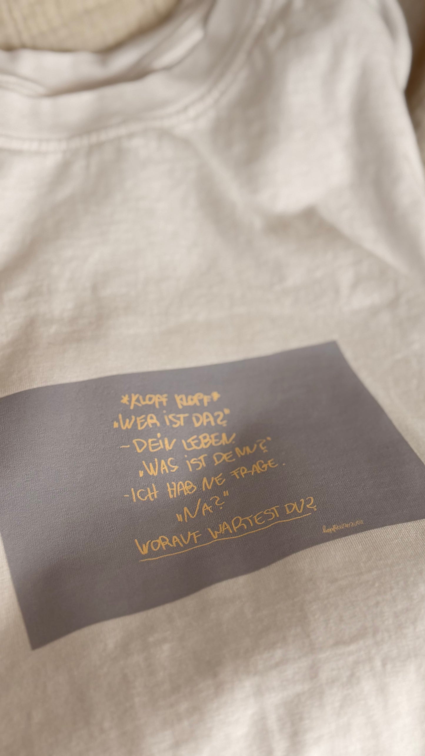 Bügelbild *Lieber leben*