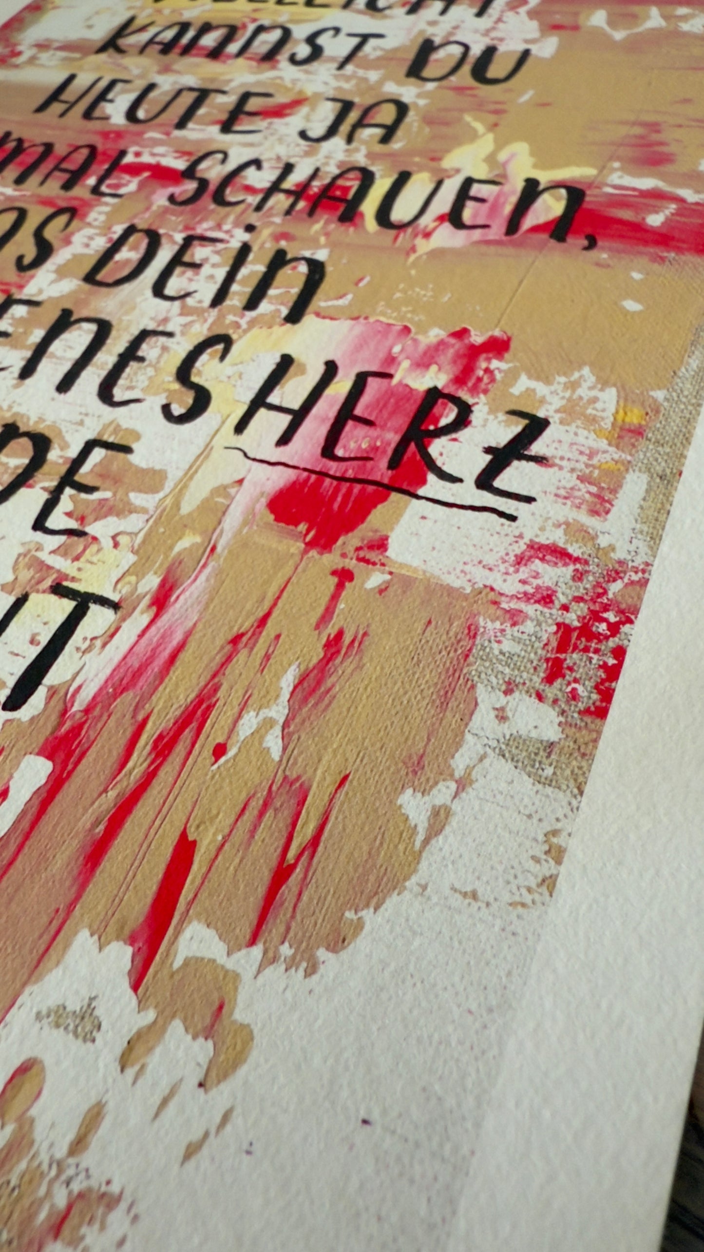 *Eigenes Herz* Kunst Print