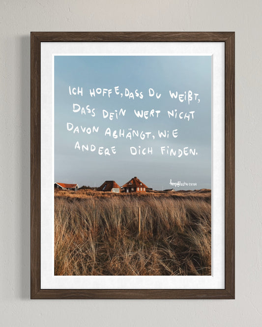 *Dein Wert* Print