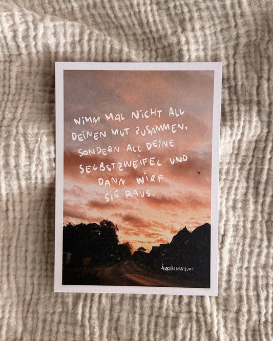Karte *Selbstzweifel*
