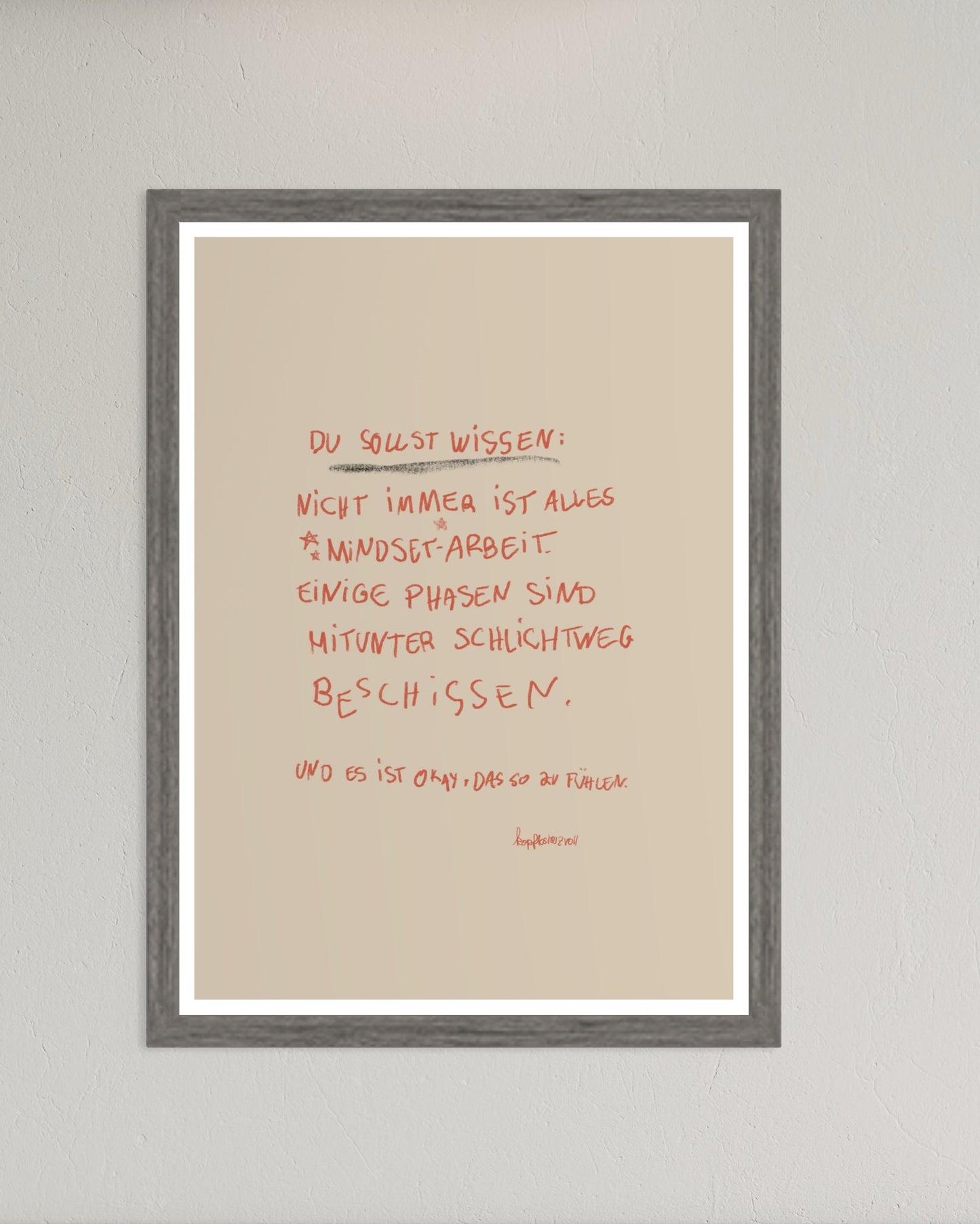 *Einige Phasen* Print