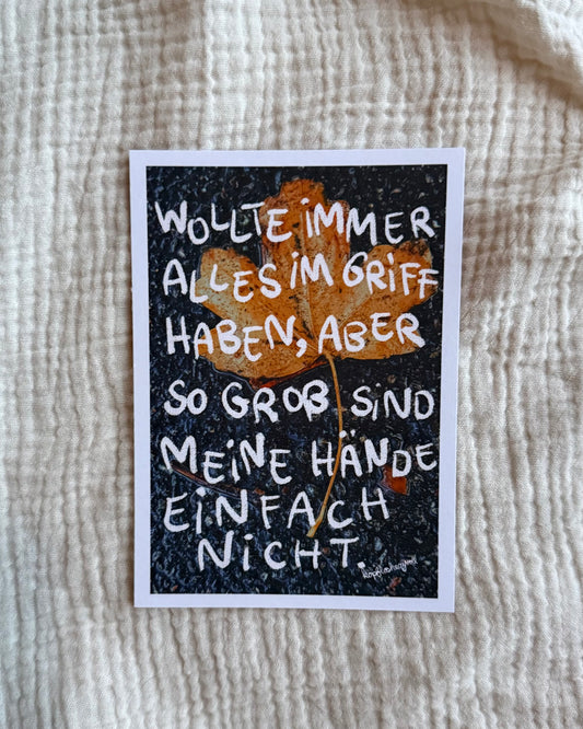 Karte *Alles im Griff*