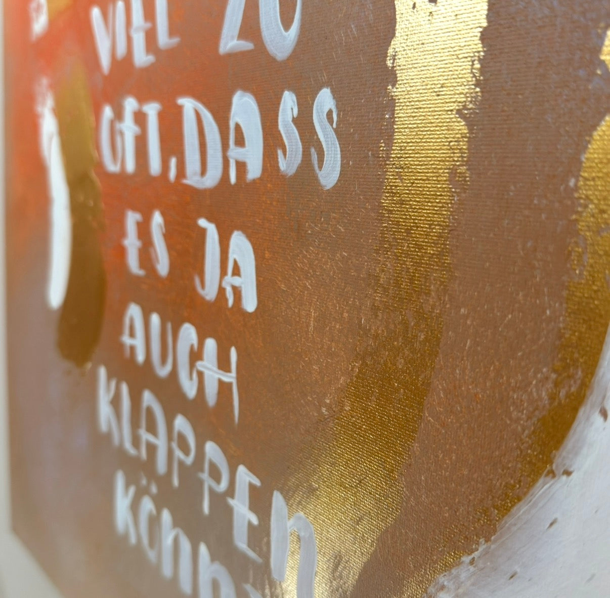 *Klappen* Original Leinwand