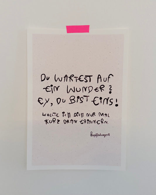 *Wunder* Print