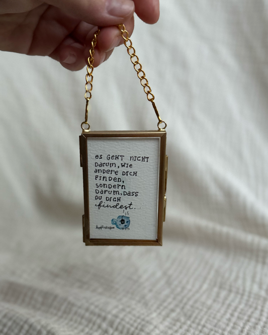 *Finden* Mini-Unikat im Rahmen