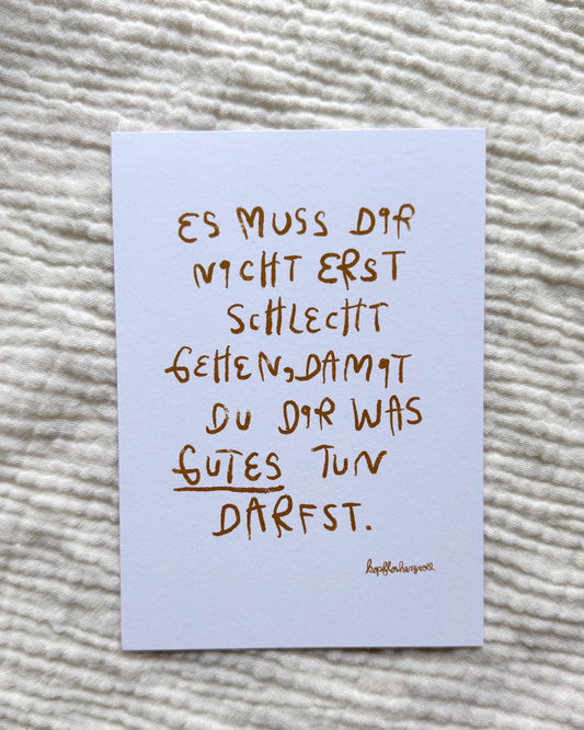 Karte *Was Gutes*